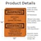 Signmission Employees Only Beyond This Point Bilingual OSHA Warning Sign, Aluminum, 10in W x 14in L, 2PK OS-2PACK-WS-A-1014-L-12598 - alternate 8